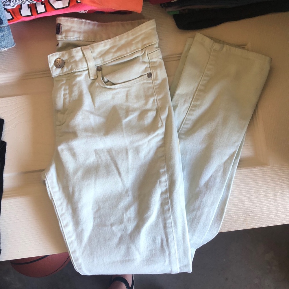Paige Jeans Light Mint Color